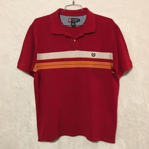 Chaps by Ralph Lauren Men's Striped Polo Shirt L